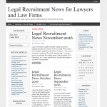 Legal Recruitment News