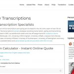 University Transcriptions